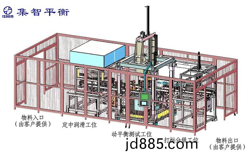 全自动轮胎动平衡测试机