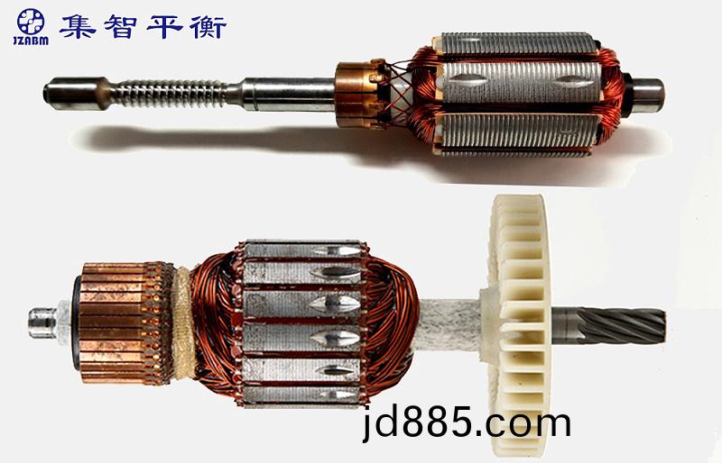 转子动平衡V型铣削去重刀痕效果图