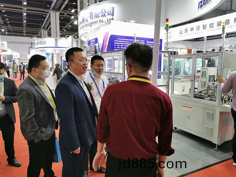 集智平衡机参加中国小电机展